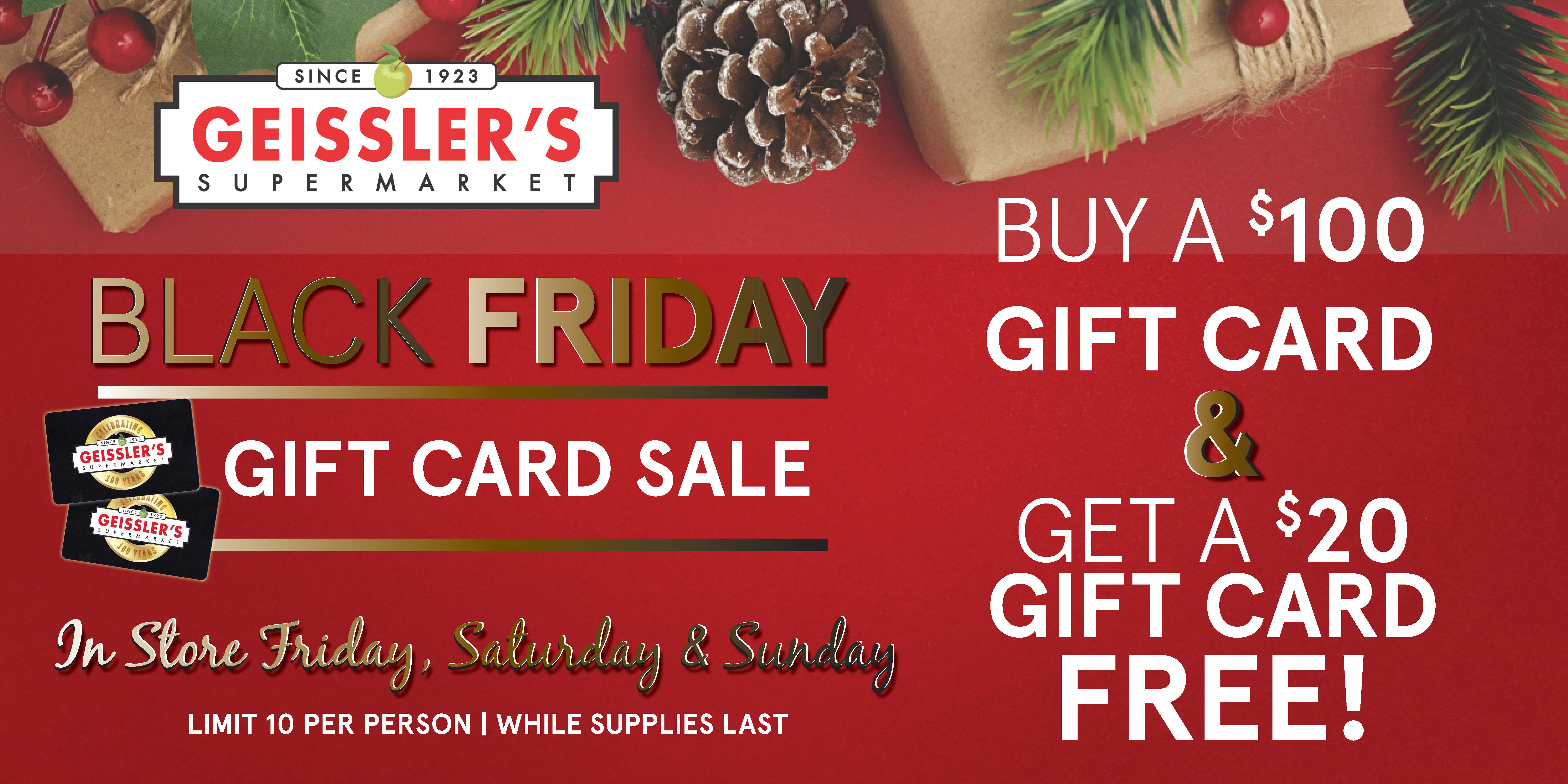 Black Friday Gift Cards